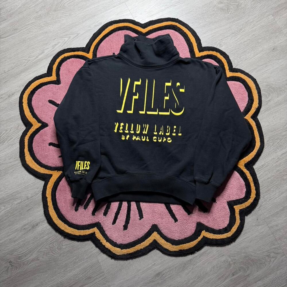 VFILES Yellow Label by Paul Cupo Turtleneck Crewneck Sweatshirt Size Small